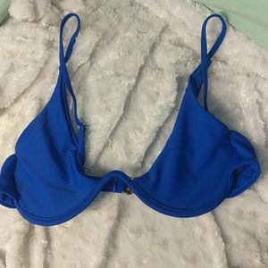 NWOT Lizaful Bathing Suit Top size 8 Royal Blue